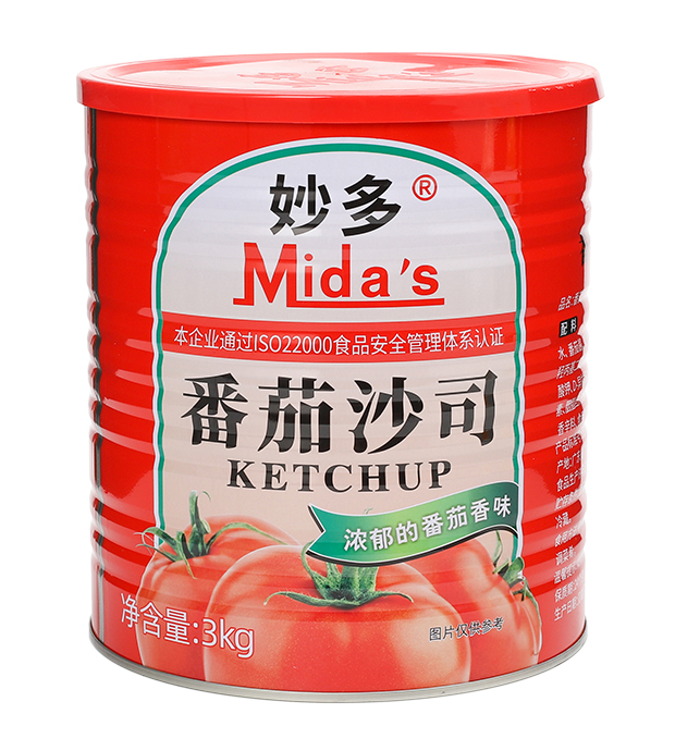 妙多番茄沙司3KG商用裝（紅）